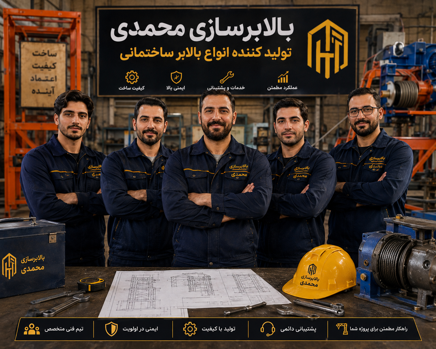 تیم فنی بالابرسازی محمدی